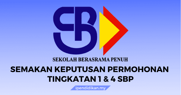 Semakan Keputusan Sbp Tingkatan 1 4 2021 Online