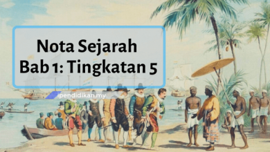 nota sejarah tingkatan 5 bab 1