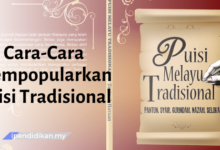 contoh karangan cara mempopularkan puisi tradisional dalam kalangan masyarakat