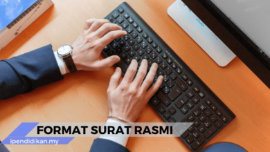 format surat rasmi serta contoh