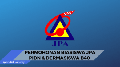 permohonan biasiswa jpa pidn dermasiswa b40 semakan keputusan