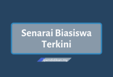 senarai biasiswa terkini