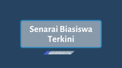 senarai biasiswa terkini