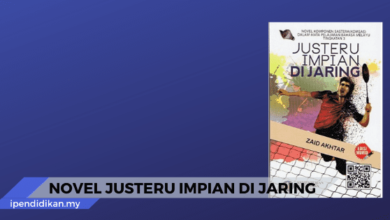 nota novel justeru impian di jaring sinopsis tema pengajaran