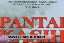 pantai kasih novel sinopsis tema persoalan nilai pengajaran