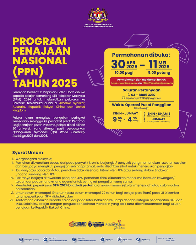 Biasiswa-Program-Penajaan-Nasional-JPA-2025