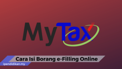 Panduan Mengisi Borang e Filling Cukai Pendapatan Secara Online Cara Isi Borang e-Filing Online Cukai Pendapatan