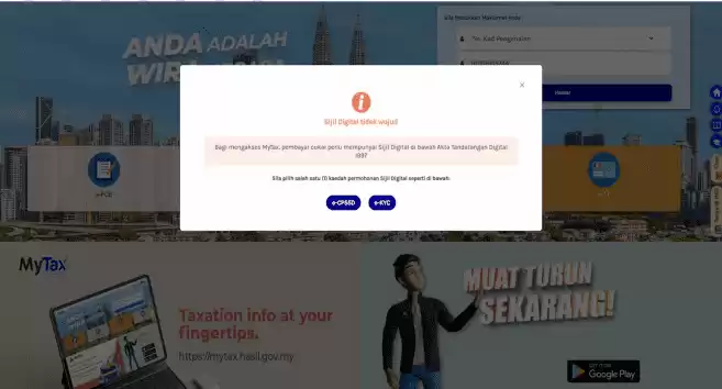 mytax log masuk 3 Cara Isi Borang e-Filing Online Cukai Pendapatan