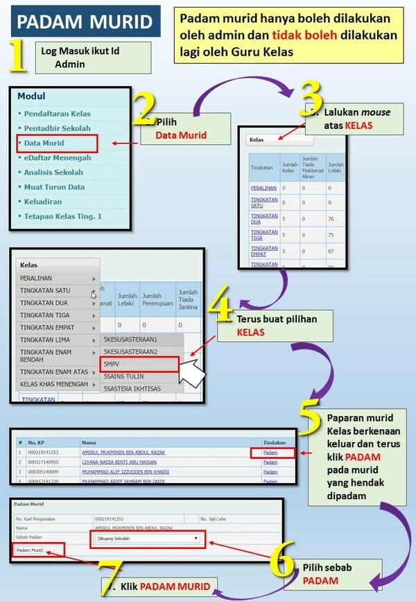 APDM Login Aplikasi Pangkalan Data Murid KPM Online