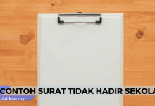 contoh surat tidak hadir ke sekolah