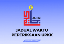 jadual waktu peperiksaan upkk