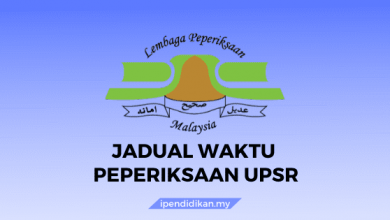 jadual waktu peperiksaan upsr