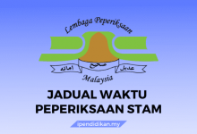 jadual waktu stam sijil tinggi agama malaysia