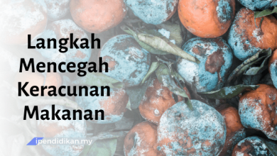 karangan langkah keracunan makanan