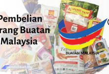 karangan pembelian barang buatan malaysia