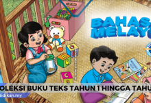 koleksi buku teks tahun 1 hingga tahun 6