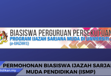 permohonan biasiswa ijazah sarjana muda pendidikan