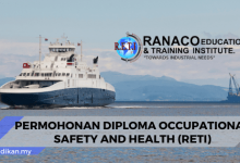 permohonan diploma occupational safety and health reti