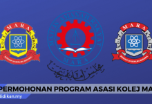 permohonan program asasi kolej mara