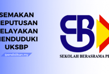 semak kelayakan uksbp