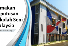 semakan keputusan sekolah seni malaysia