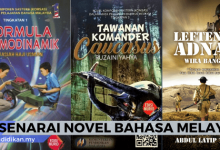 senarai novel bahasa melayu tingkatan 1234 dan 5